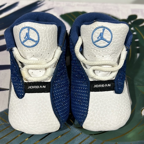 Baby 2c Jordan 13 retro blue flint grey 414582-401 - Picture 2 of 12